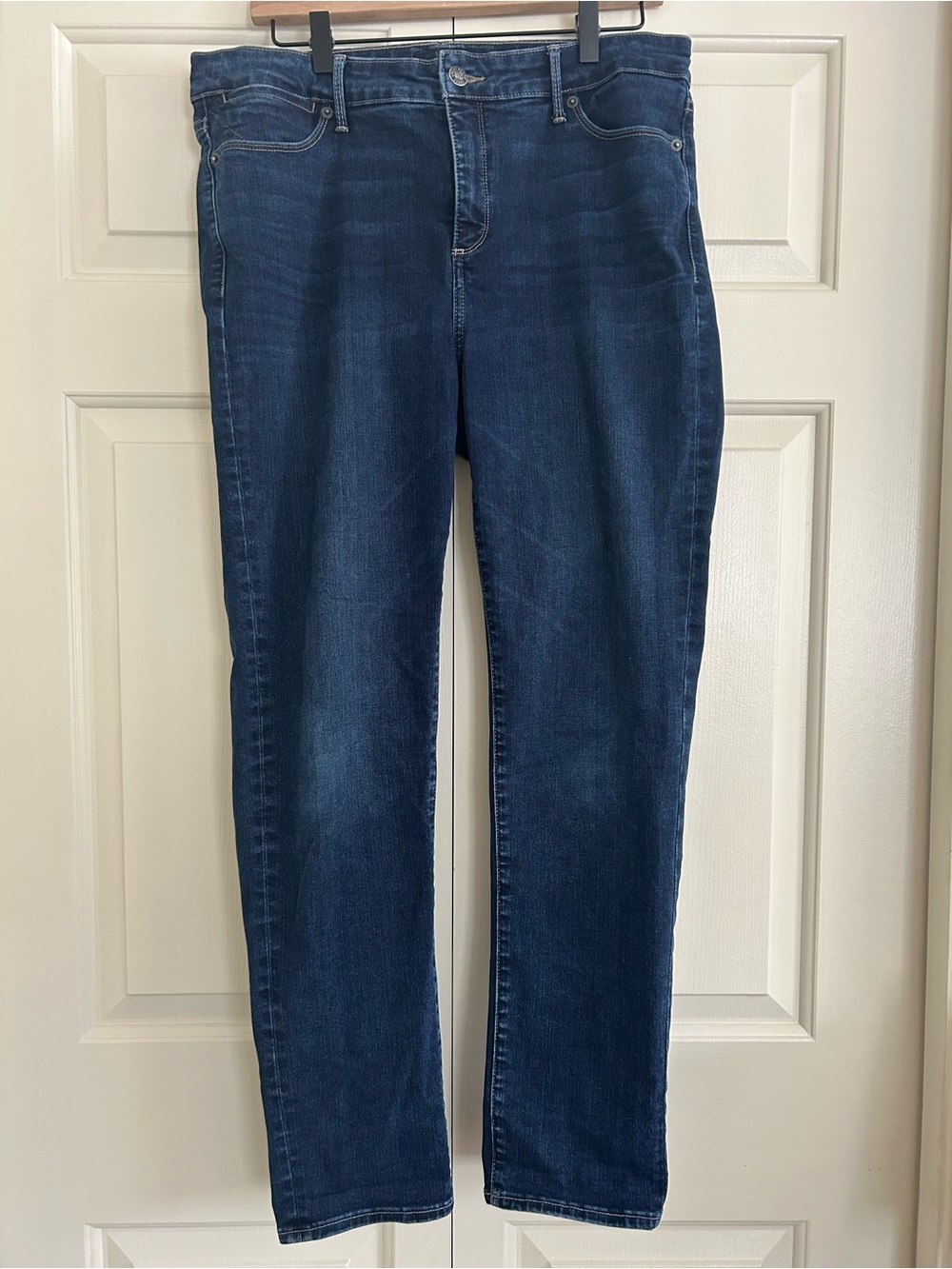 Lucky Brand Hayden Skinny Dark Wash Straight Leg Jeans Women’s 14/32 Ankle